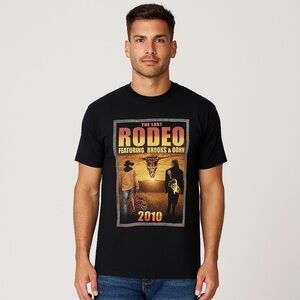 Brooks & Dunn 2010 Tour Tee The Last Rodeo Band Shirt Size L